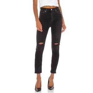 AGOLDE Nico High Rise Slim Jeans in Cassette Wash